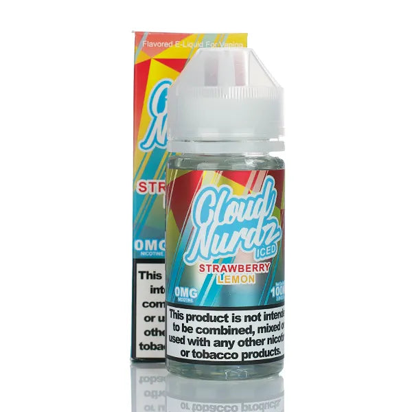 Cloud Nurdz ICED E-Liquid - No Nicotine Vape Juice - 100ml - Black Coral